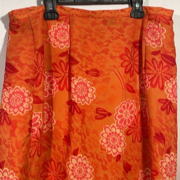 K studio orange wrap skirt - Picture 7 of 9